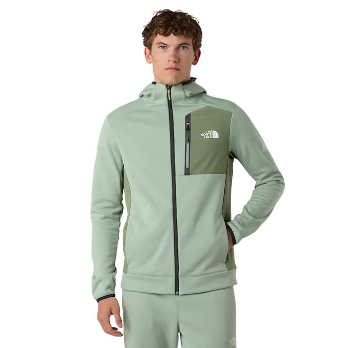 The North Face - M Mountain Athletics Fleece Full Zip Jac - Slate Moss/Bark Mist - Zip Hoodie