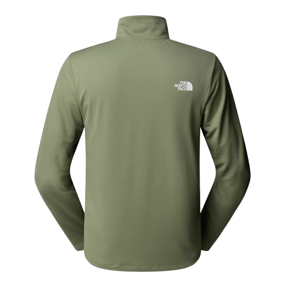 The North Face - M 24/7 1/4 Zip Tee - Bark Mist - Base Layer Fleece