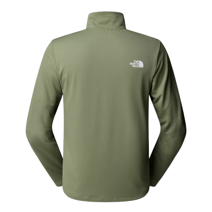 The North Face - M 24/7 1/4 Zip Tee - Bark Mist - Base Layer Fleece