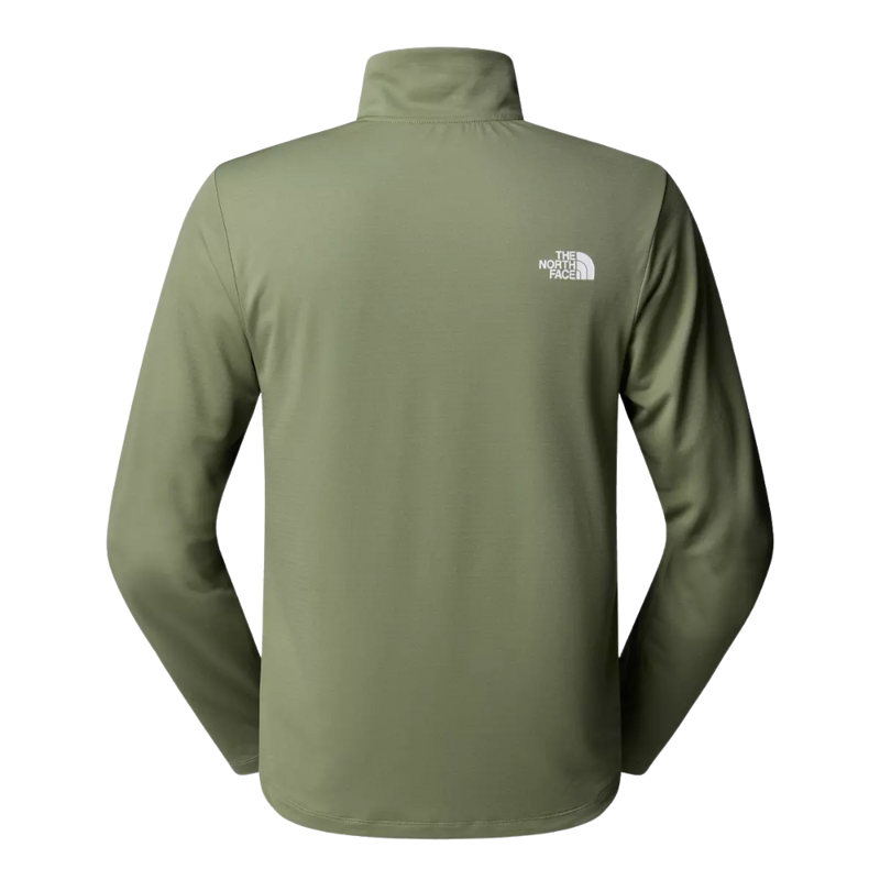The North Face - M 24/7 1/4 Zip Tee - Bark Mist - Base Layer Fleece