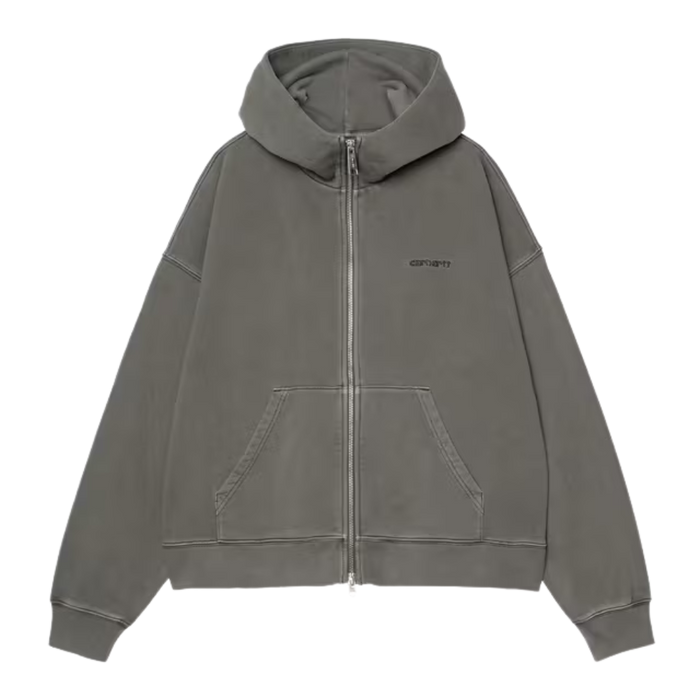 Carhartt - W Hooded Benton Jacket - Graphite - Zip Hoodie