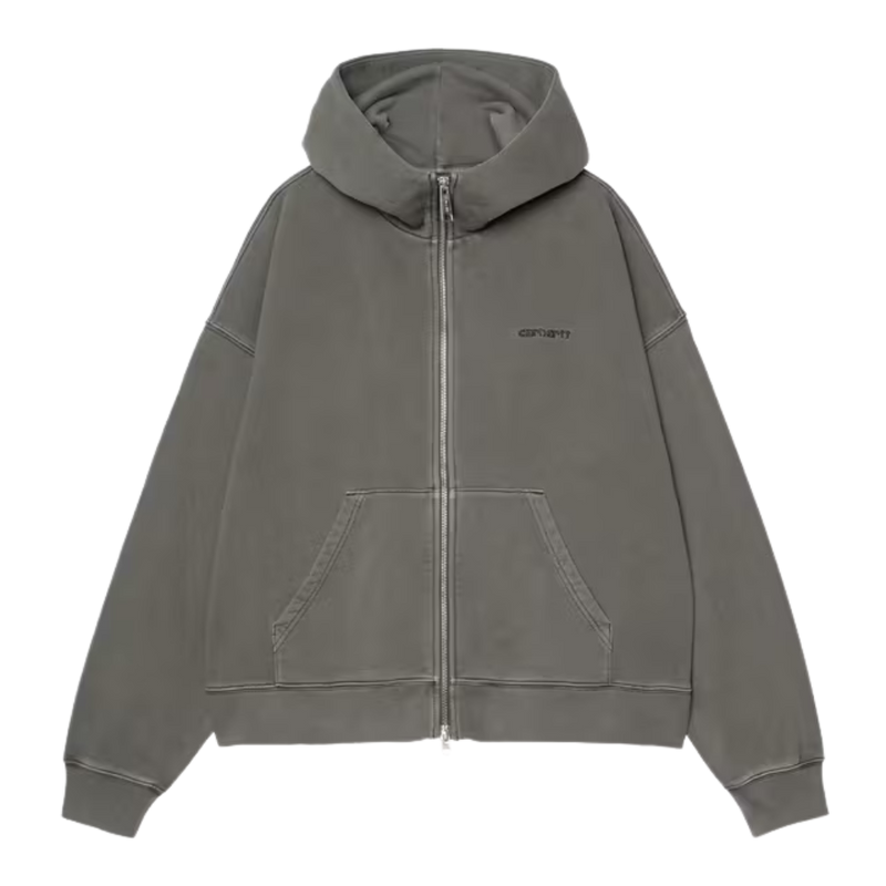 Carhartt - W Hooded Benton Jacket - Graphite - Zip Hoodie