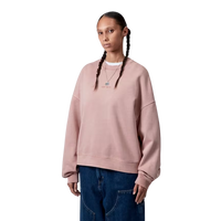 Carhartt - W Benton Sweat - Glassy Pink - Crew Sweater