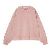 Carhartt - W Benton Sweat - Glassy Pink - Crew Sweater