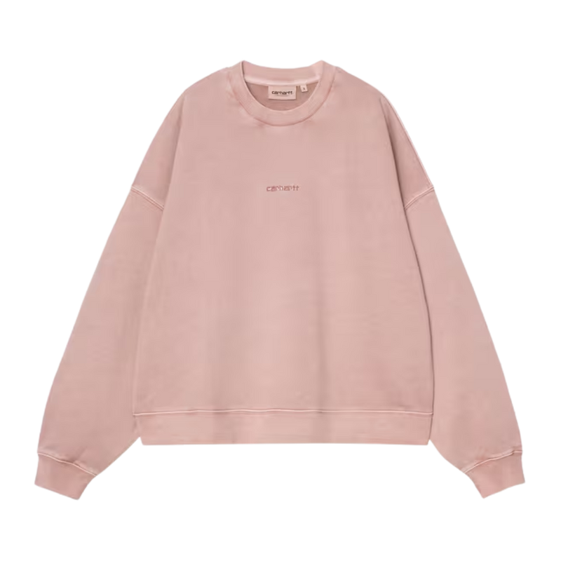 Carhartt - W Benton Sweat - Glassy Pink - Crew Sweater