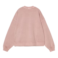 Carhartt - W Benton Sweat - Glassy Pink - Crew Sweater