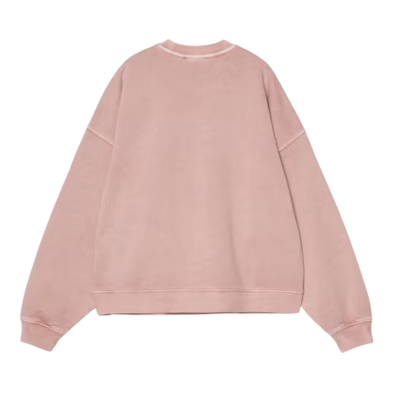 Carhartt - W Benton Sweat - Glassy Pink - Crew Sweater