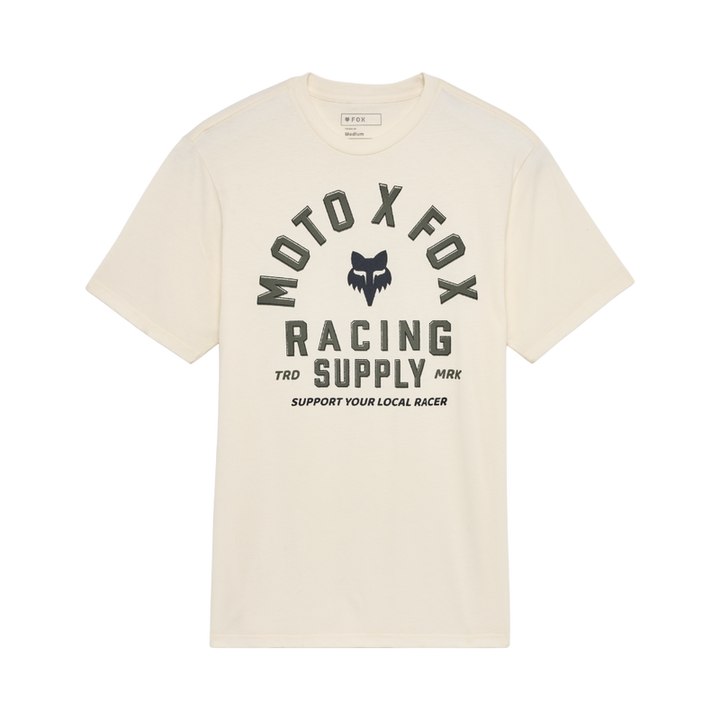 Fox - Local Racer SS Prem Tee - Off White - T-Shirt