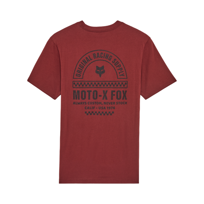 Fox - Finish Line SS Prem Tee - Rust - T-Shirt