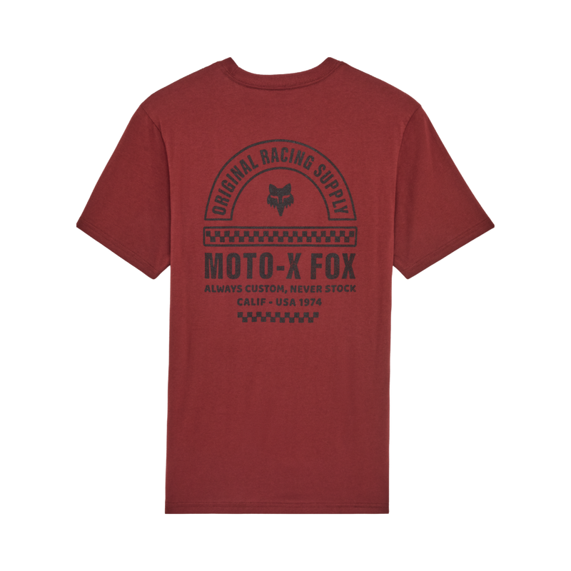 Fox - Finish Line SS Prem Tee - Rust - T-Shirt