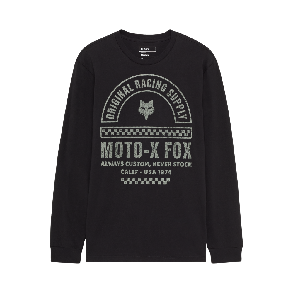 Fox - Finish Line LS Prem Tee - Black - T-Shirt Langarm