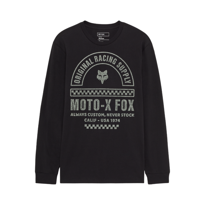 Fox - Finish Line LS Prem Tee - Black - T-Shirt Langarm