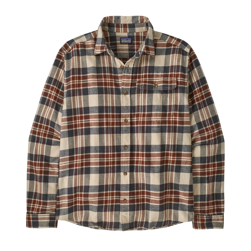 Patagonia - Ms L/S LW Fjord Flannel Shirt - Paw: Dried Vanilla - Langarmhemd