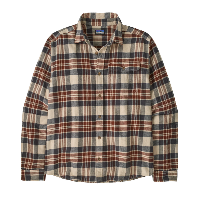 Patagonia - Ms L/S LW Fjord Flannel Shirt - Paw: Dried Vanilla - Langarmhemd