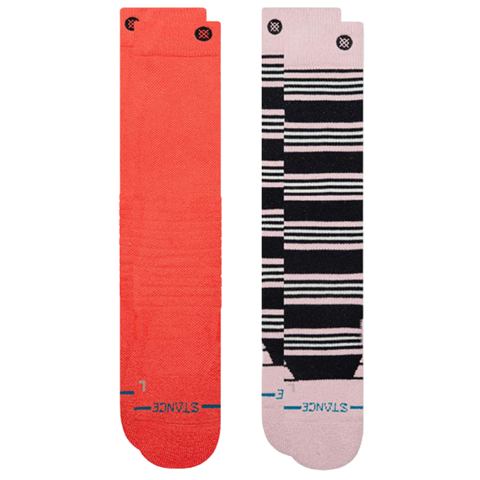 Stance - Womens Trailblazer 2 Pack - Coral - Snowboard-Socken
