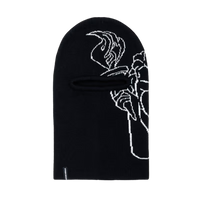 Beyond Medals - Jaquard Knit Balaclava - Black - Balaclava