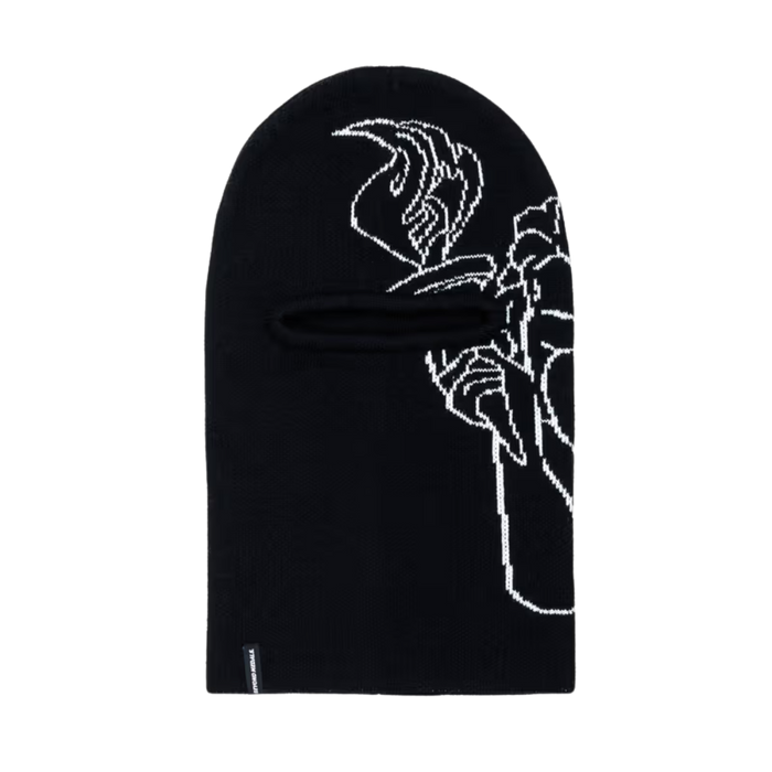 Beyond Medals - Jaquard Knit Balaclava - Black - Balaclava