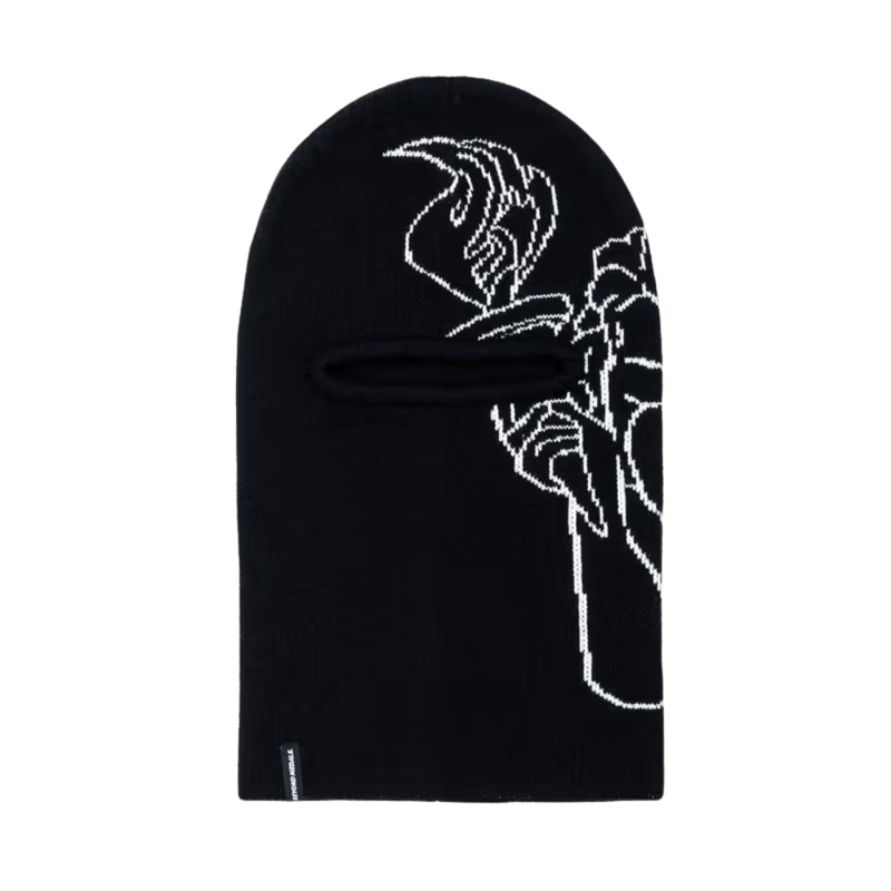 Beyond Medals - Jaquard Knit Balaclava - Black - Balaclava