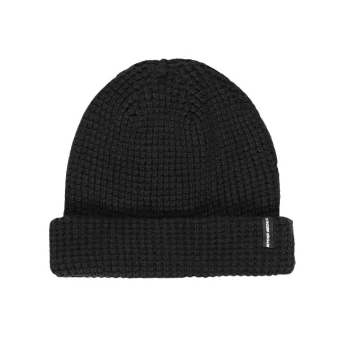Beyond Medals - Waffle Beanie - Black - Beanie