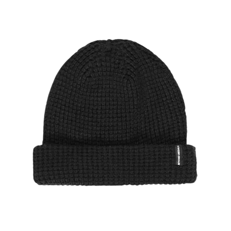 Beyond Medals - Waffle Beanie - Black - Beanie