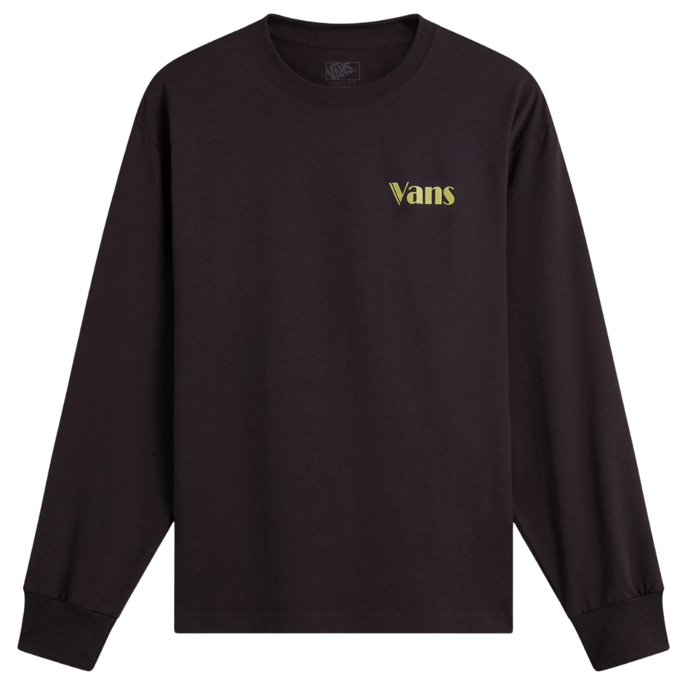 Vans - Club Vans LS  - Dark Port - T-Shirt Langarm