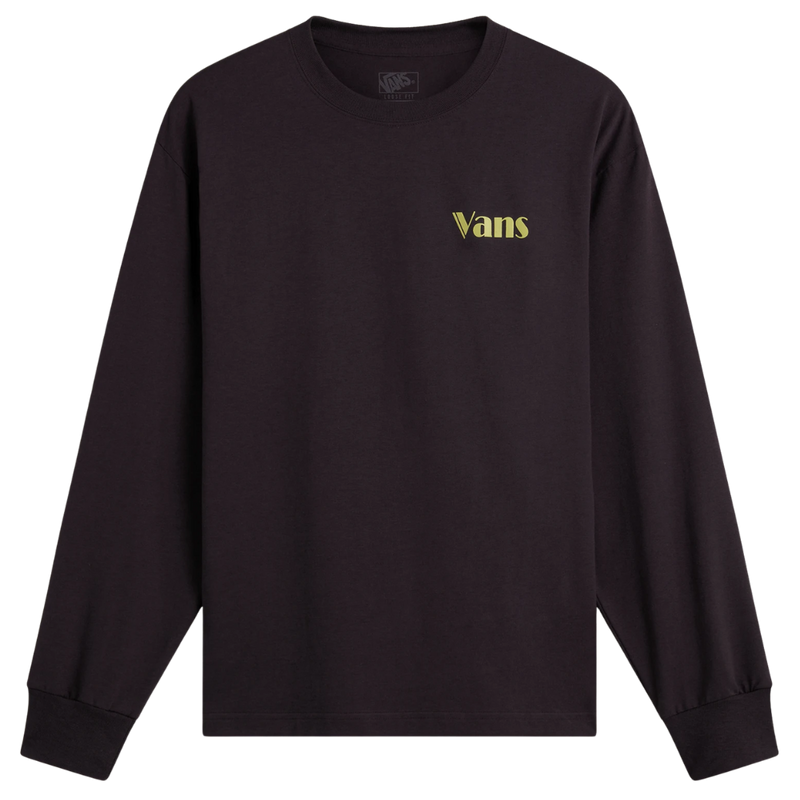 Vans - Club Vans LS  - Dark Port - T-Shirt Langarm