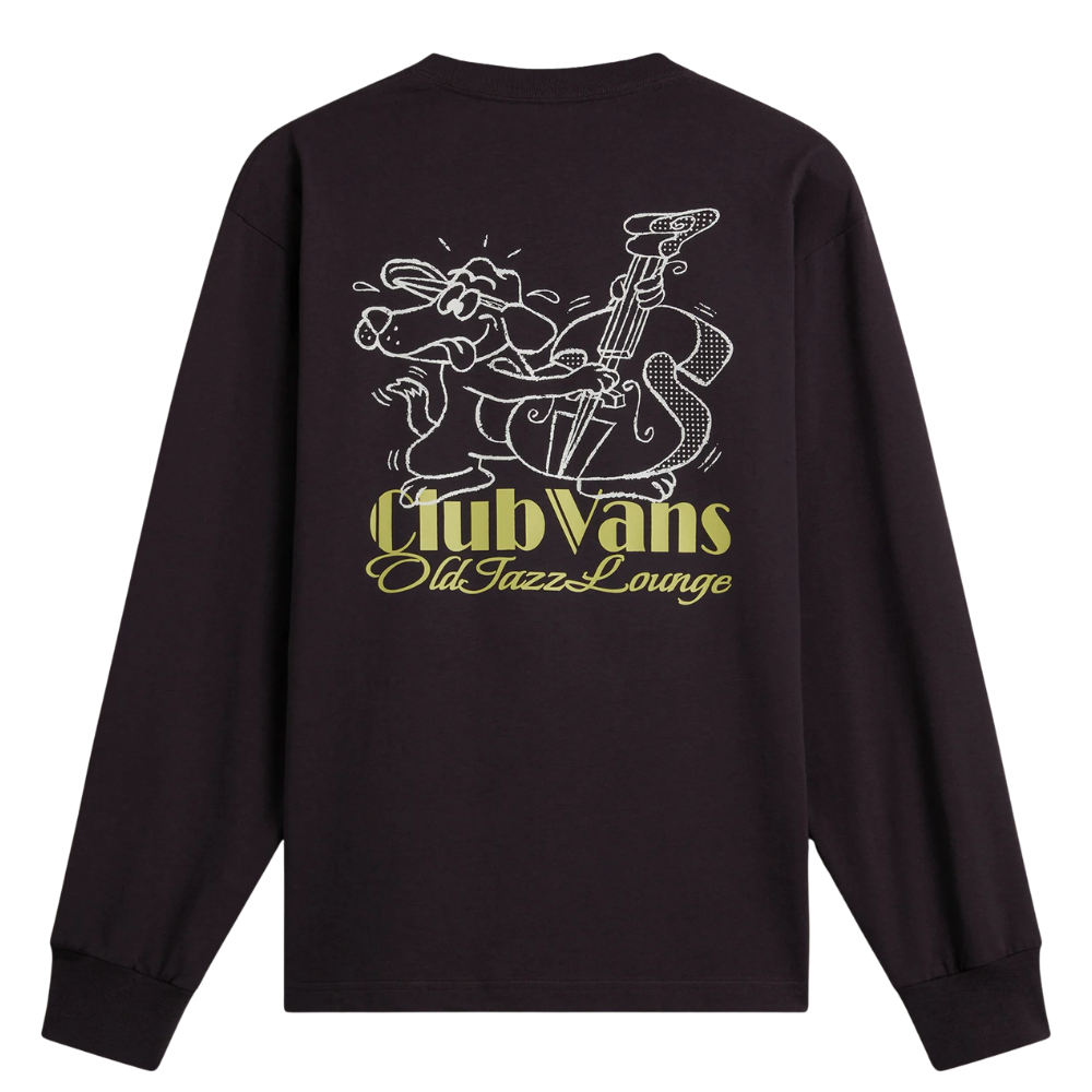 Vans - Club Vans LS  - Dark Port - T-Shirt Langarm