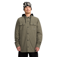 Volcom - Kenson Ins Flannel - Military - Fleece Hemd