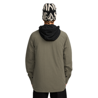 Volcom - Kenson Ins Flannel - Military - Fleece Hemd
