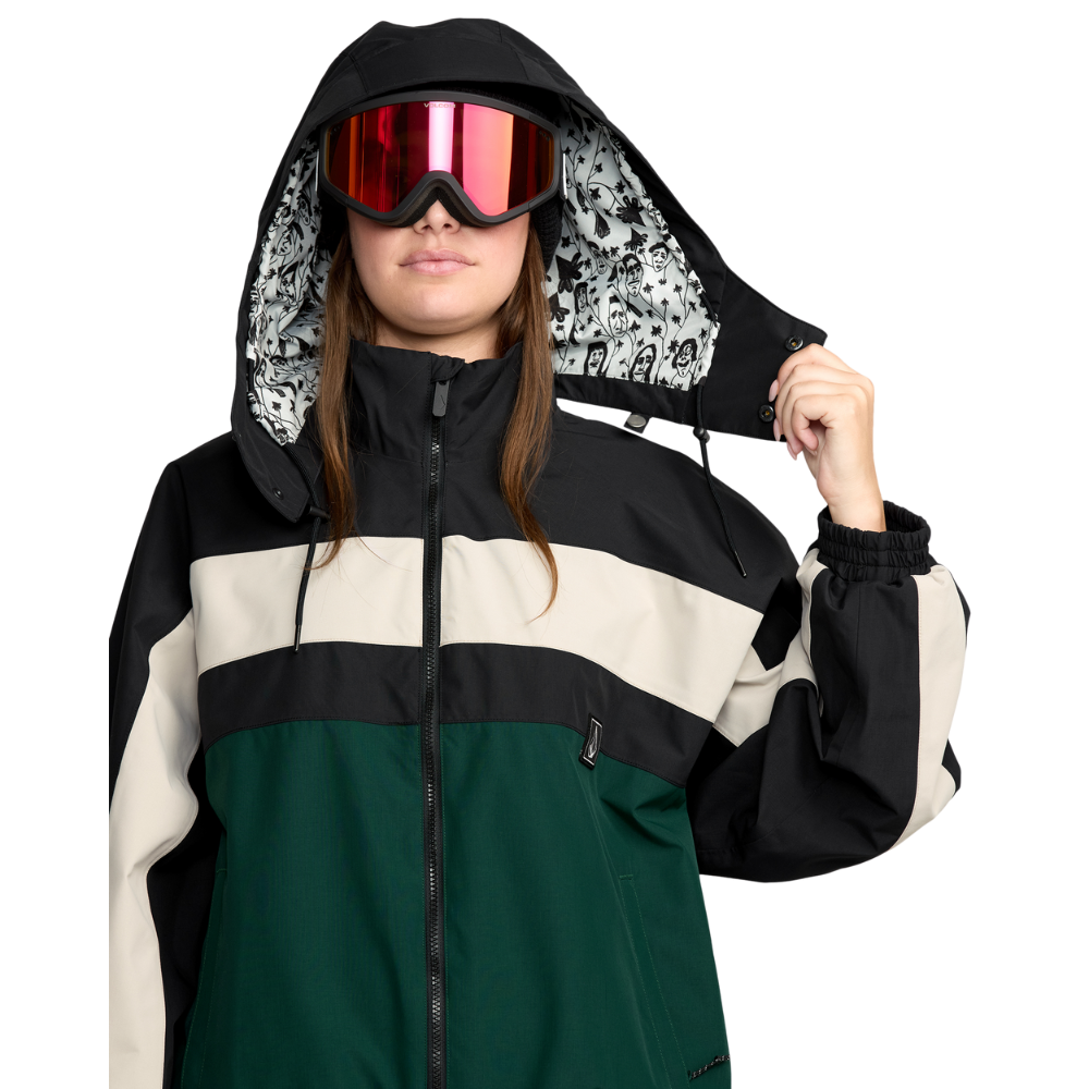 Volcom - DLM Jacket - Black Green - Snowboard-Jacke