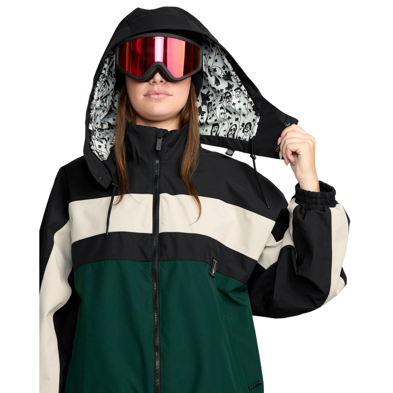 Volcom - DLM Jacket - Black Green - Snowboard-Jacke