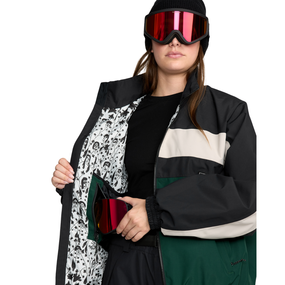 Volcom - DLM Jacket - Black Green - Snowboard-Jacke