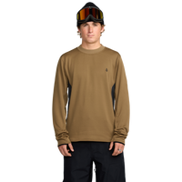Volcom - Gridlock Crew Neck - Bronze - Funktions-Shirt Langarm