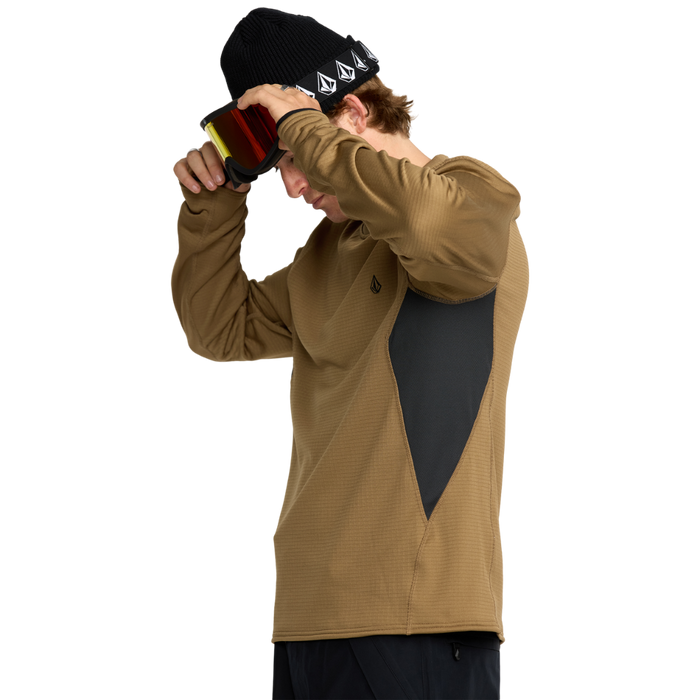 Volcom - Gridlock Crew Neck - Bronze - Funktions-Shirt Langarm
