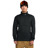 Volcom - Gridlock Mock Neck - Black - Funktions-Shirt Langarm