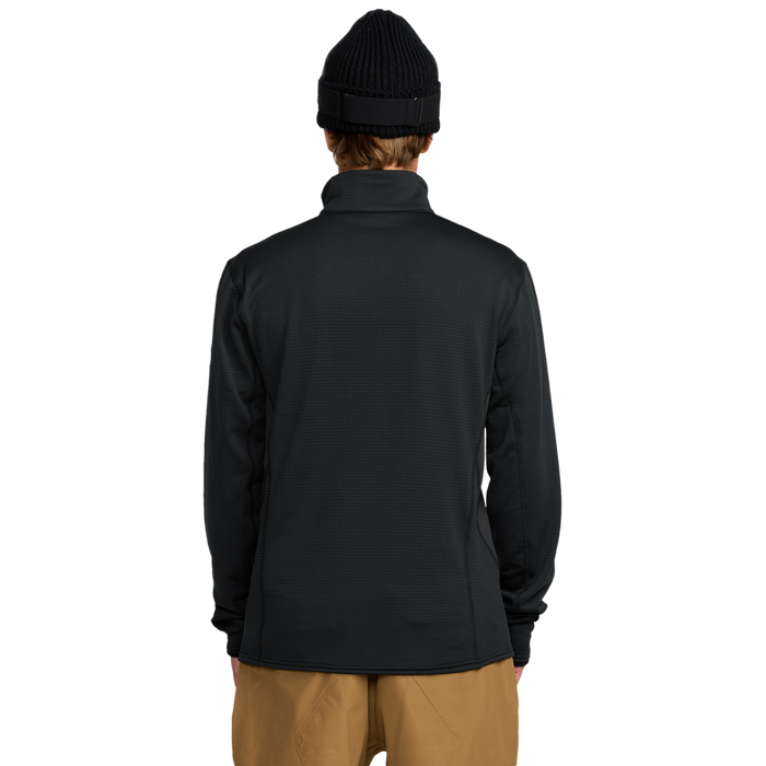 Volcom - Gridlock Mock Neck - Black - Funktions-Shirt Langarm