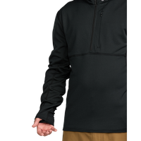 Volcom - Gridlock Mock Neck - Black - Funktions-Shirt Langarm