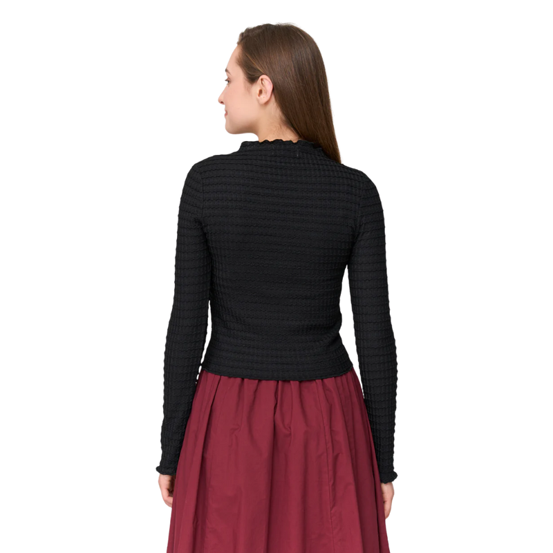 24Colours - T-Shirt Langarm - Black - T-Shirt Langarm