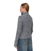 24Colours - Pullover - Grey - Zip Crew