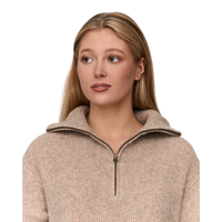 24Colours - Strickkleid - Beige - Kleid Lang