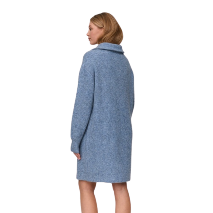 24Colours - Strickkleid - Blue - Kleid Lang