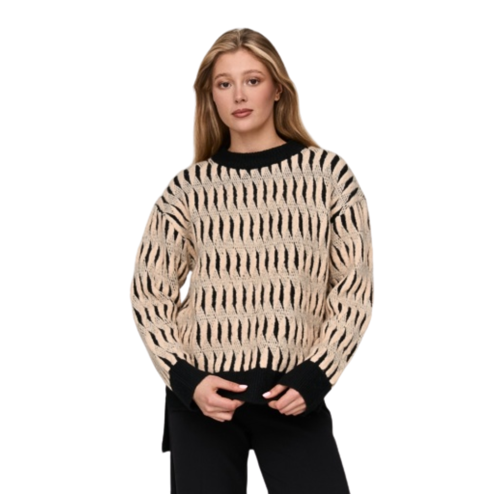 24Colours - Pullover - Black - Crew Sweater