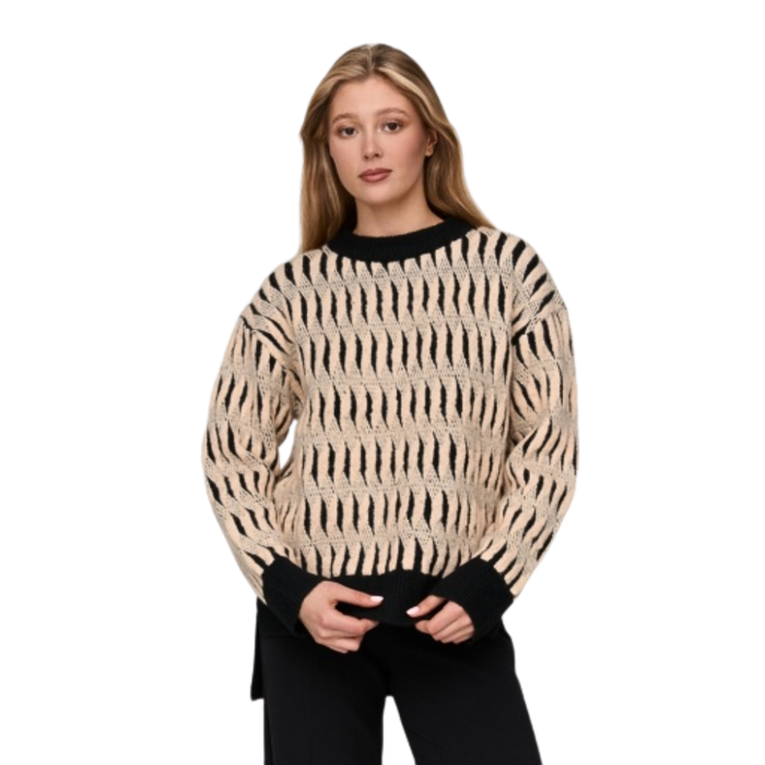 24Colours - Pullover - Black - Crew Sweater