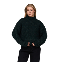 24Colours - Pullover - Green - Rollkragenpulli