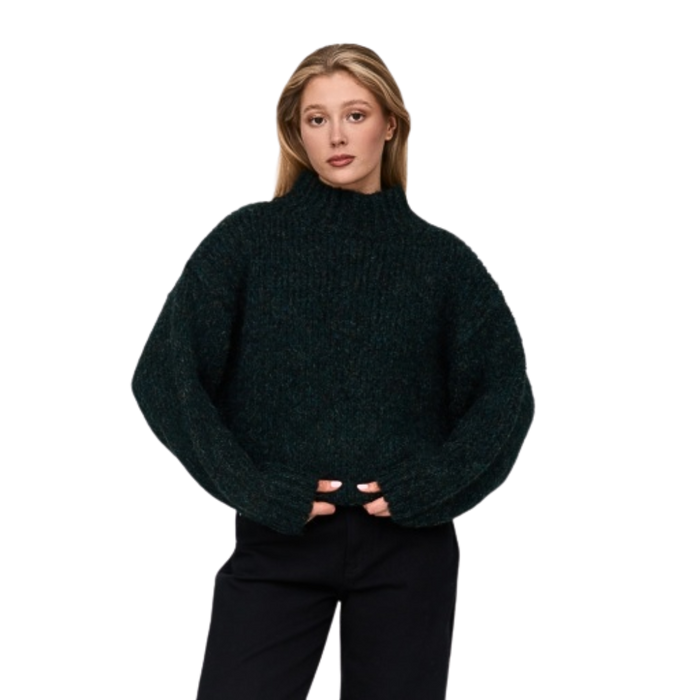 24Colours - Pullover - Green - Rollkragenpulli