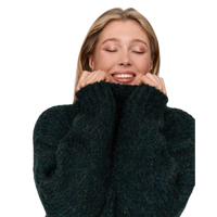24Colours - Pullover - Green - Rollkragenpulli