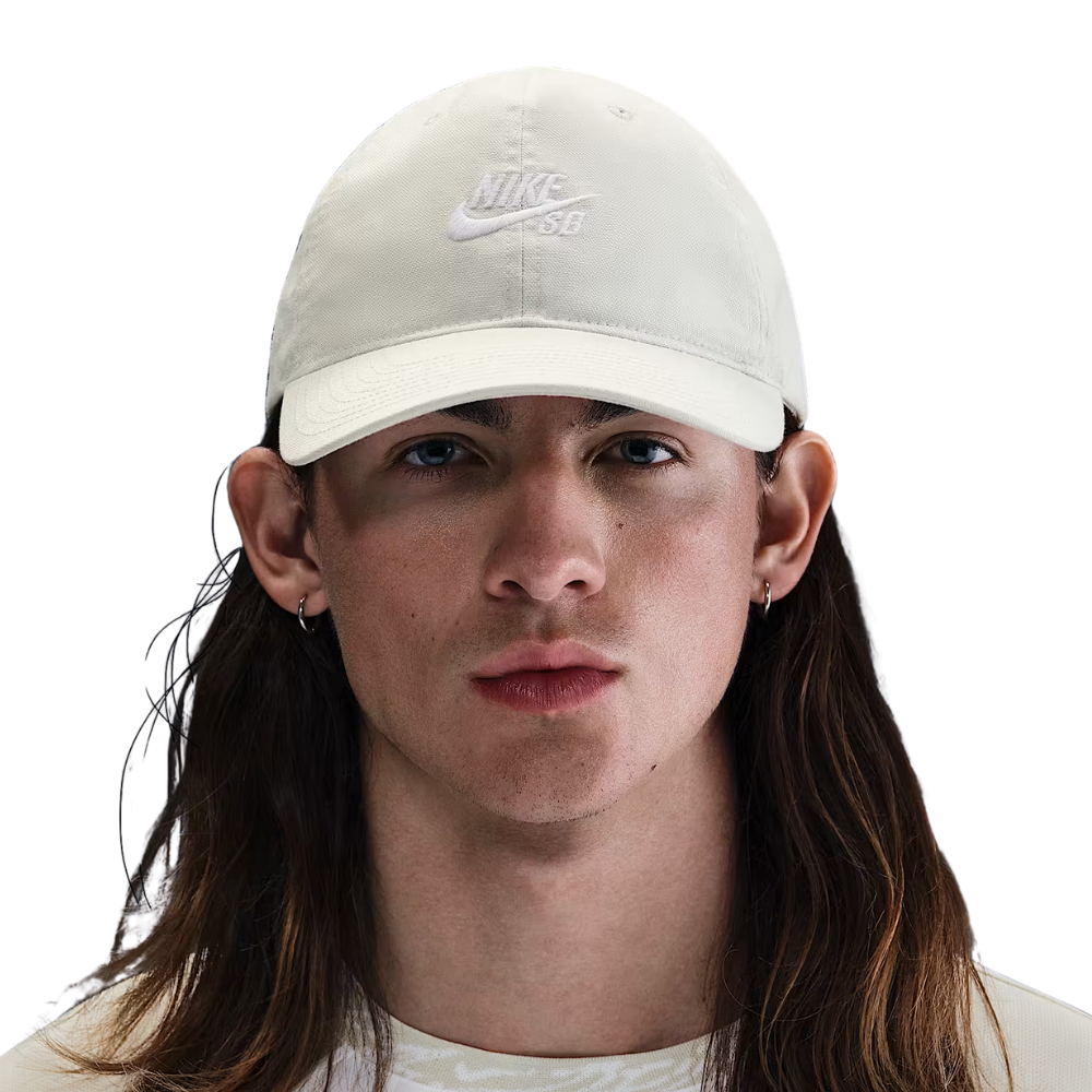 Nike - U Nk Club Cap U Fb Sb S24 L - Light Bone/White - Snapback Cap