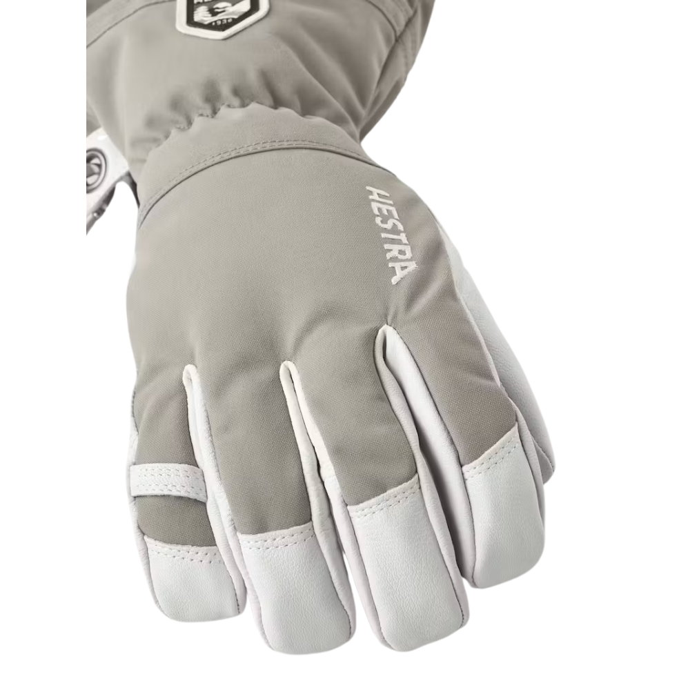 Hestra - Army Leather Heli Ski - 5 finger - Khaki - Handschuh