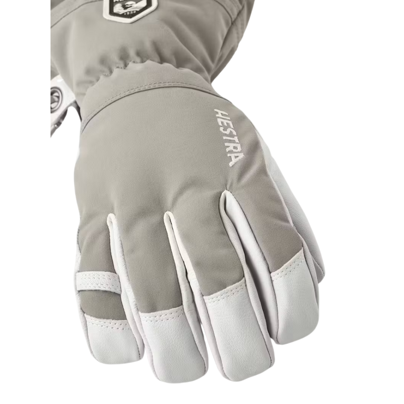 Hestra - Army Leather Heli Ski - 5 finger - Khaki - Handschuh