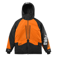 32 - Lashed Insulated Jacket - Black/Orange - Snowboard-Jacke